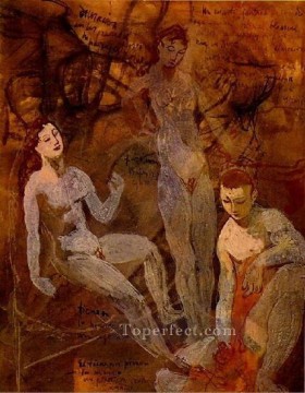  nude - Three nudes 1920 cubist Pablo Picasso